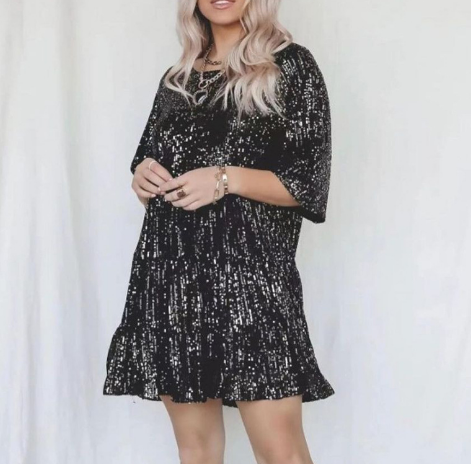Dazzling Sequin Mini Dress for a Glamorous Night Out