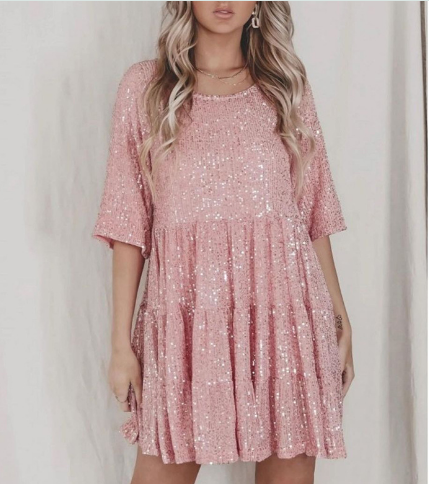 Dazzling Sequin Mini Dress for a Glamorous Night Out