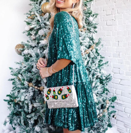 Dazzling Sequin Mini Dress for a Glamorous Night Out