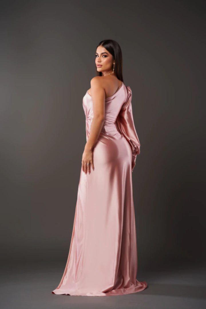 Gracefully Chic Silhouette Dress
