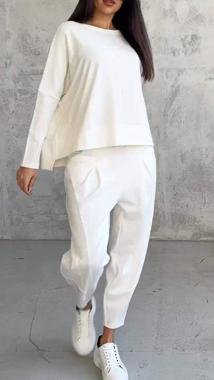 Luxe Comfort Full Set with Stylish Crew Neck