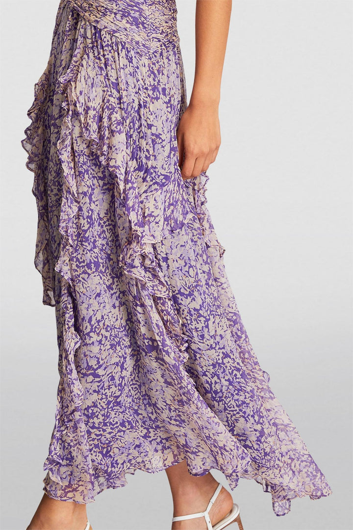 Exquisite Floral Sleeveless Midi Dress