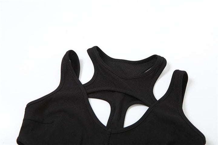 Chic Hollow Backless Bodysuit for Effortless Elegance