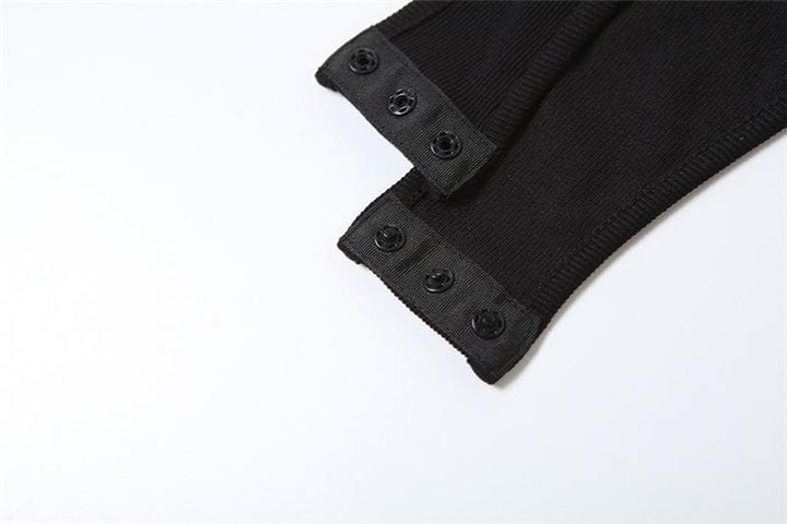 Chic Hollow Backless Bodysuit for Effortless Elegance