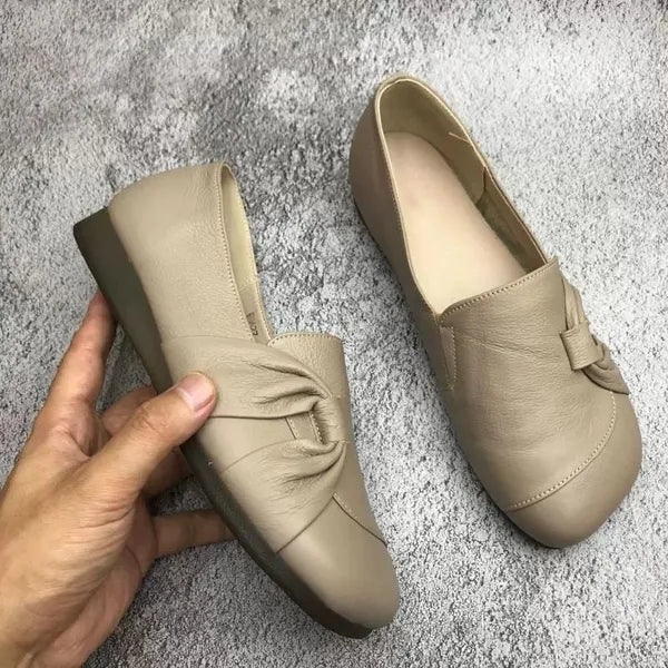 Women's Stylish Comfort Leather Shoes for All-Day Support