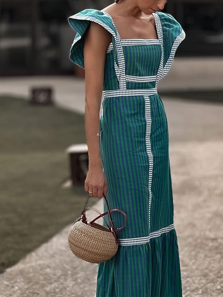 Stunning Checkered Elegance Dress