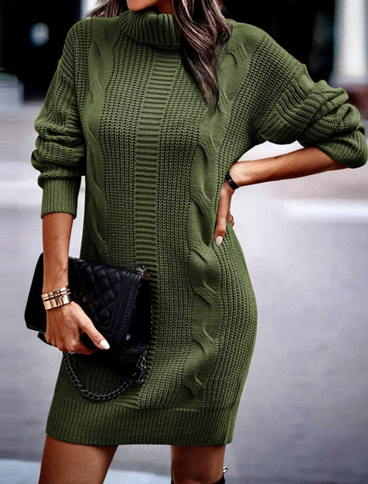 Chic Knit Mini Dress for Trend-Setters