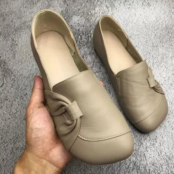 Women's Stylish Comfort Leather Shoes for All-Day Support