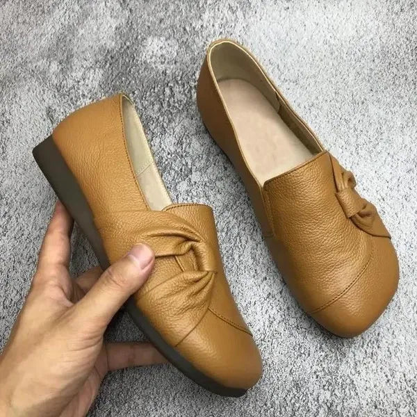 Women's Stylish Comfort Leather Shoes for All-Day Support