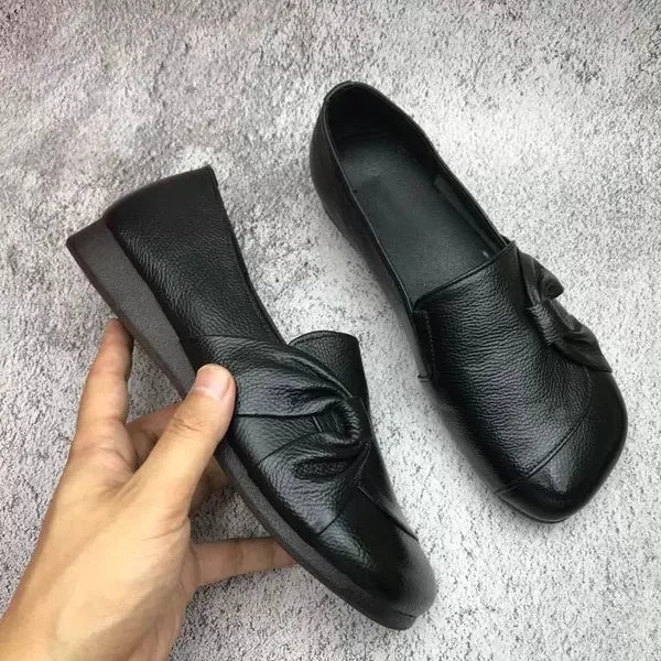 Women's Stylish Comfort Leather Shoes for All-Day Support