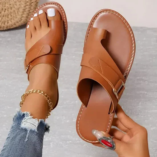 Elegant Premium Leather Orthopaedic Sandals for Ultimate Comfort