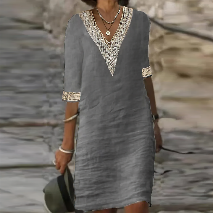Breezy Cotton Linen Summer Dress for Effortless Style