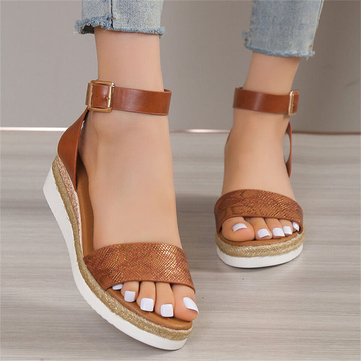 Chic Snake-Print Sandals for a Stylish Summer Flair
