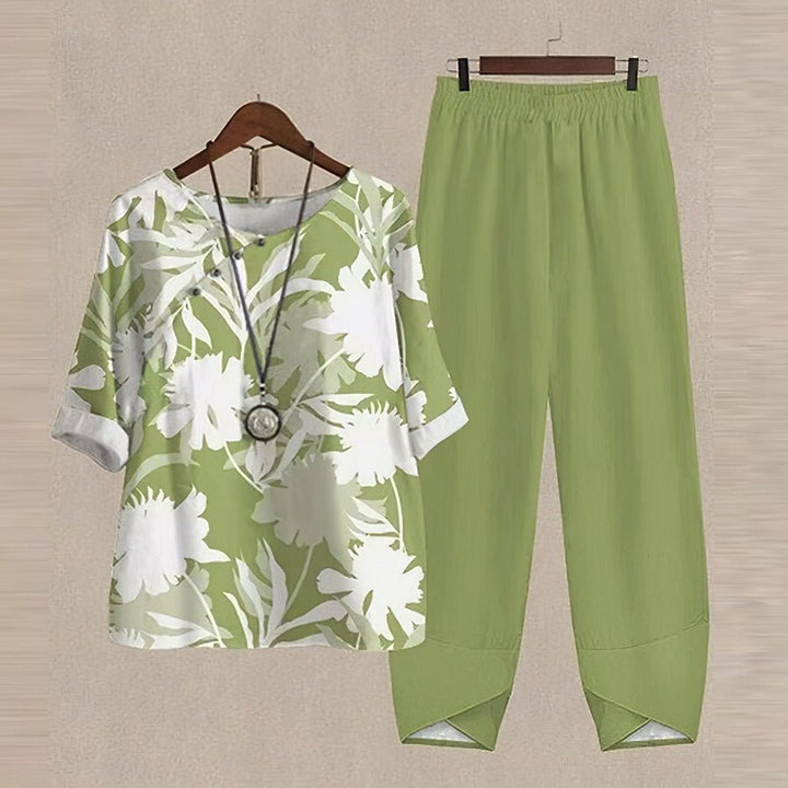 Chic and comfy two-piece ensemble for women