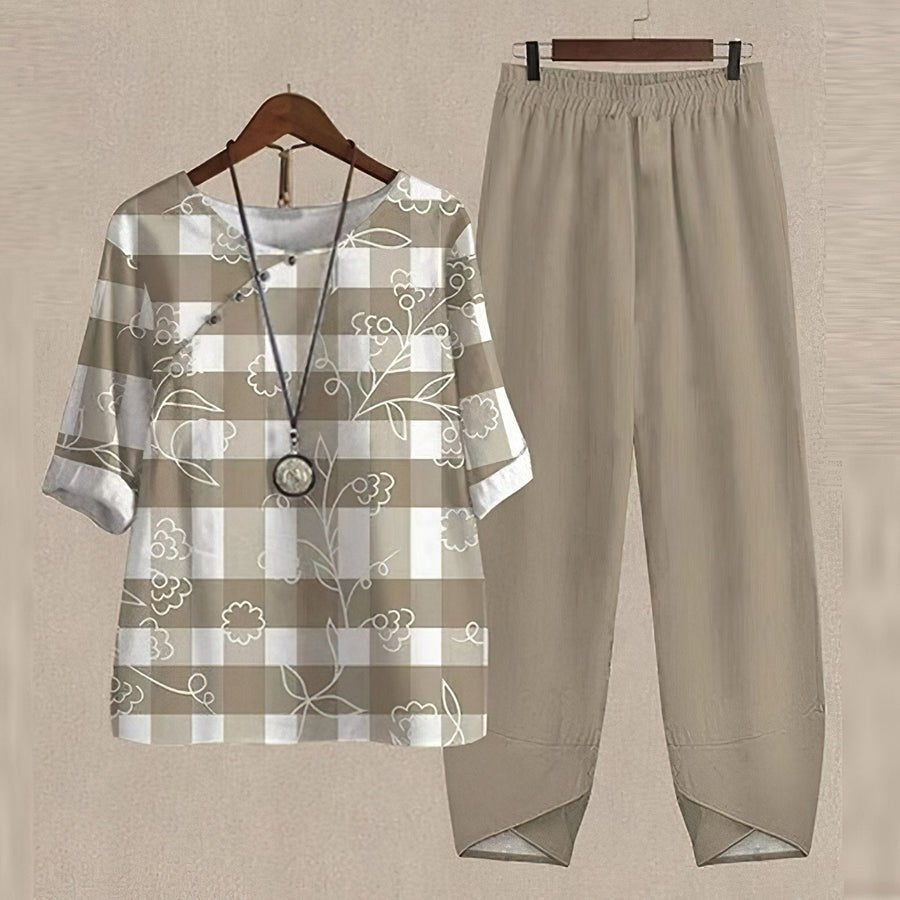 Chic and comfy two-piece ensemble for women