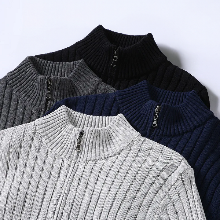 Stylish New Men's Zip-Up Cardigan