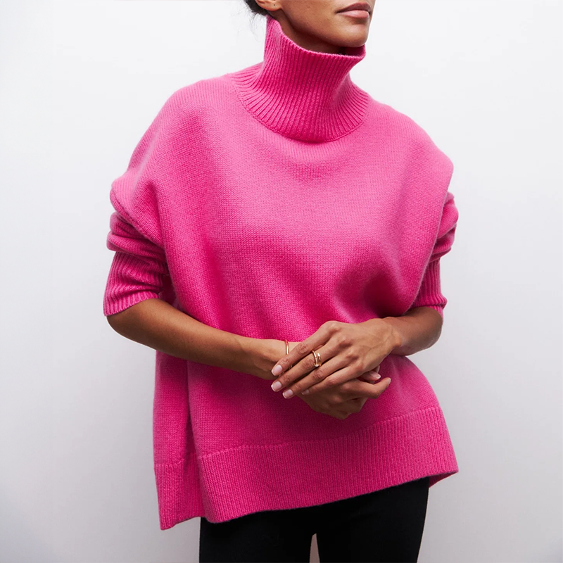 Chic Knit Turtleneck Sweater for Effortless Style