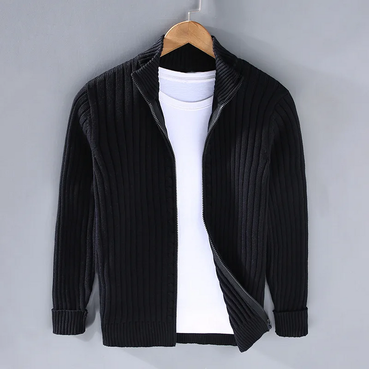 Stylish New Men's Zip-Up Cardigan
