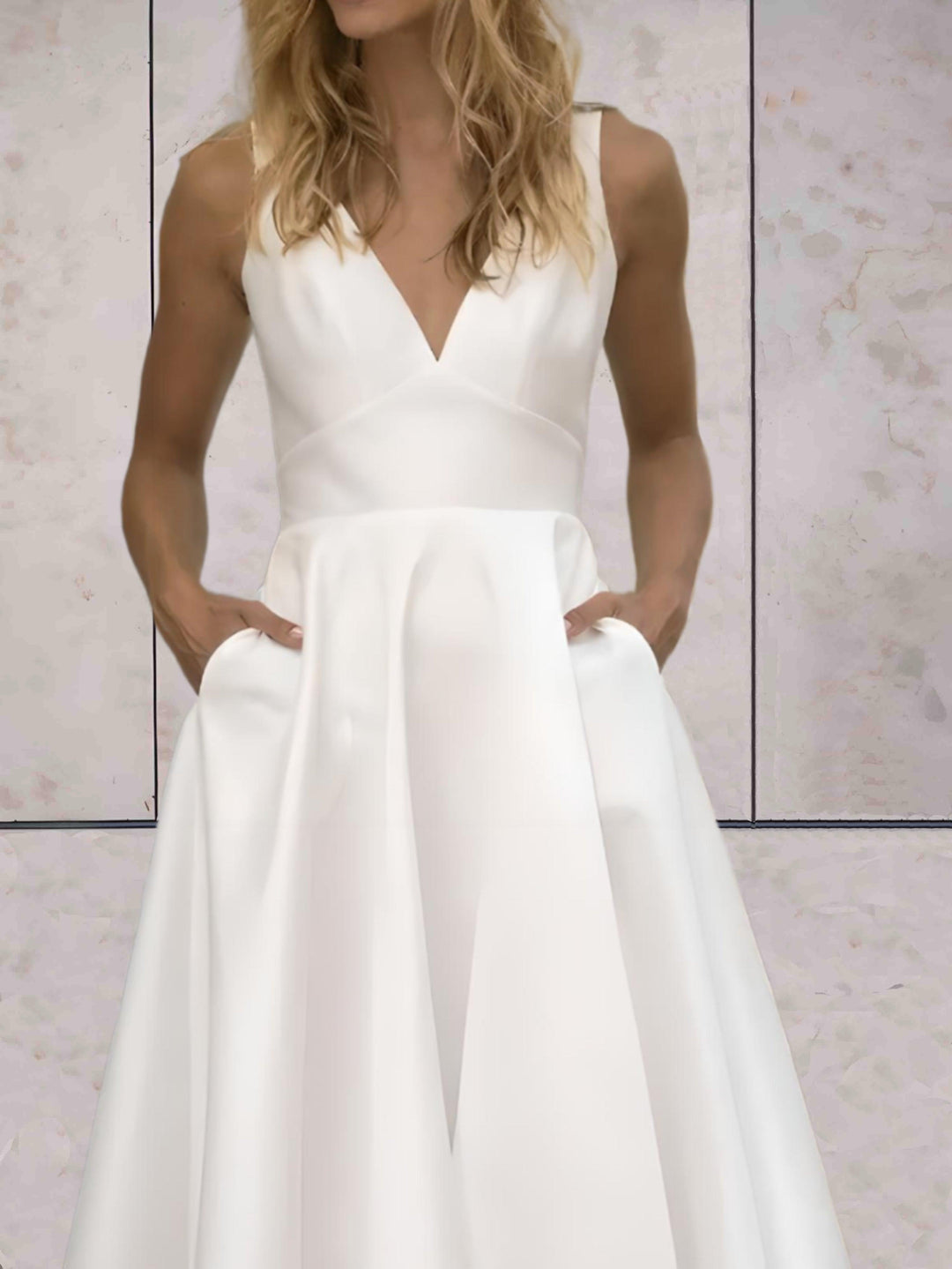 Chic A-line Dress for a Timeless Elegance