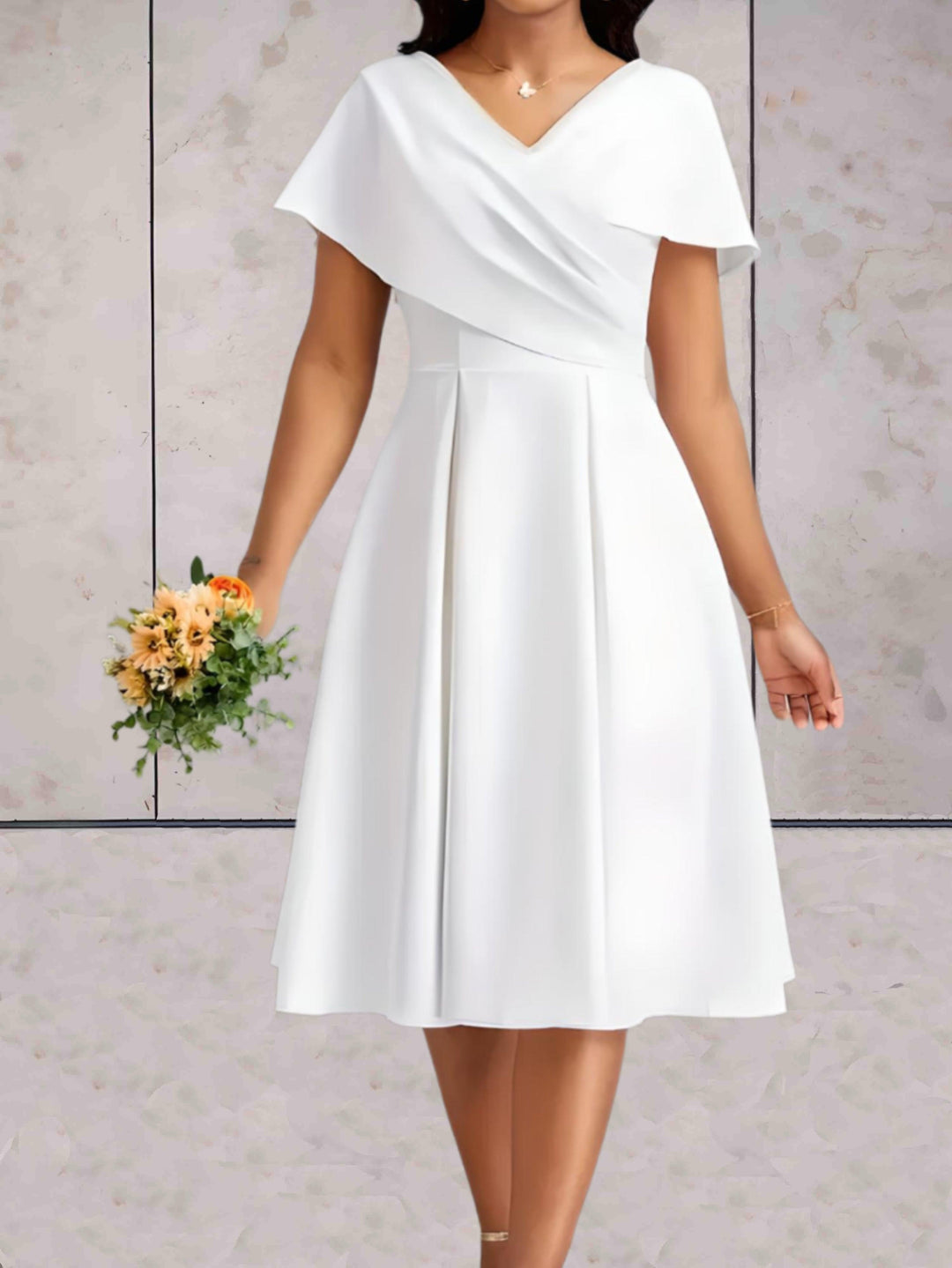 Chic White Mini Dress for Effortless Elegance