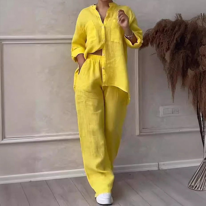 Exquisite Cotton and Linen Ensemble for Ultimate Comfort