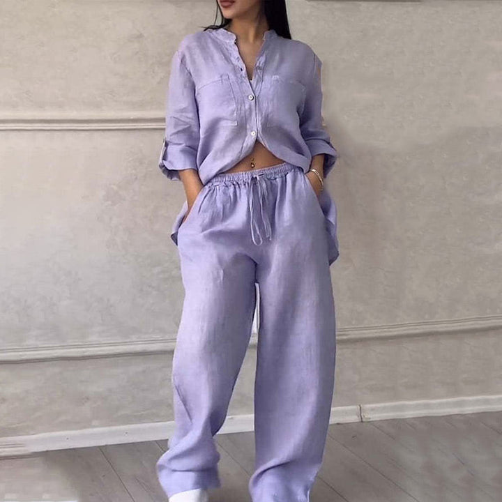 Exquisite Cotton and Linen Ensemble for Ultimate Comfort