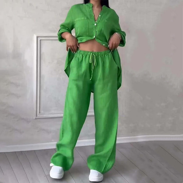 Exquisite Cotton and Linen Ensemble for Ultimate Comfort