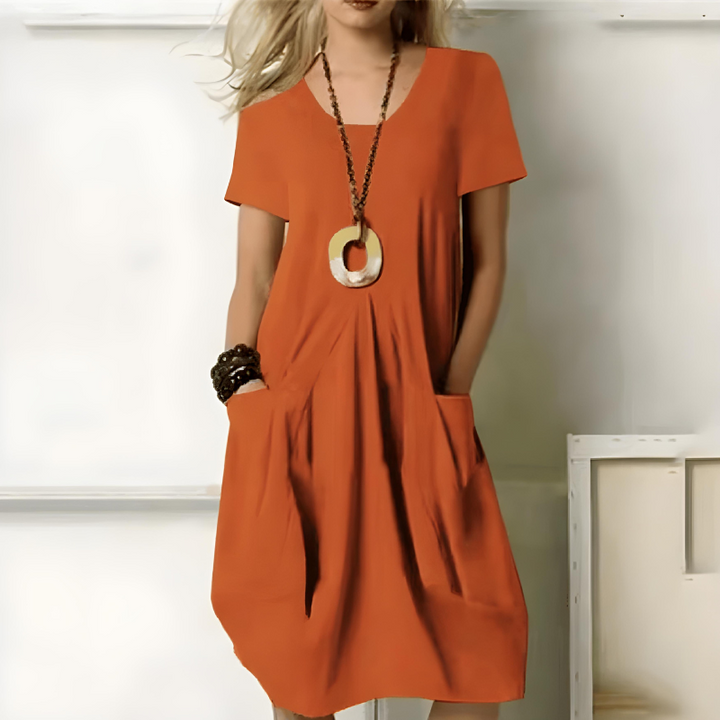 Stylish Dress with Flattering Tummy Control
