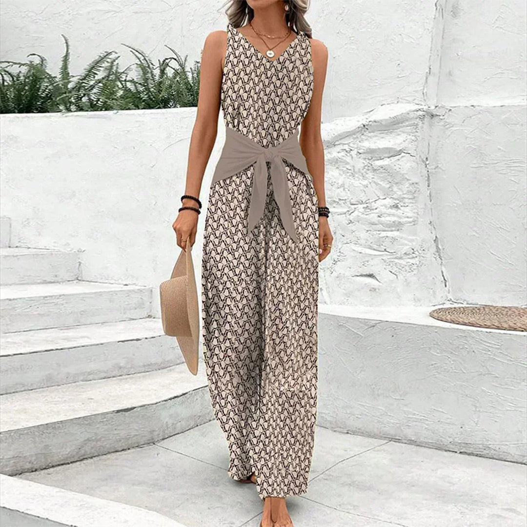 Luxurious Cotton Jumpsuit for Effortless Chic Style