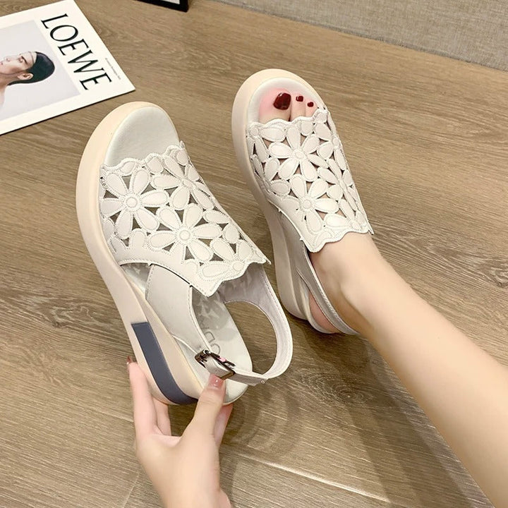 Opulent Hollow-Out Comfort Sandals for Unmatched Style and Ease