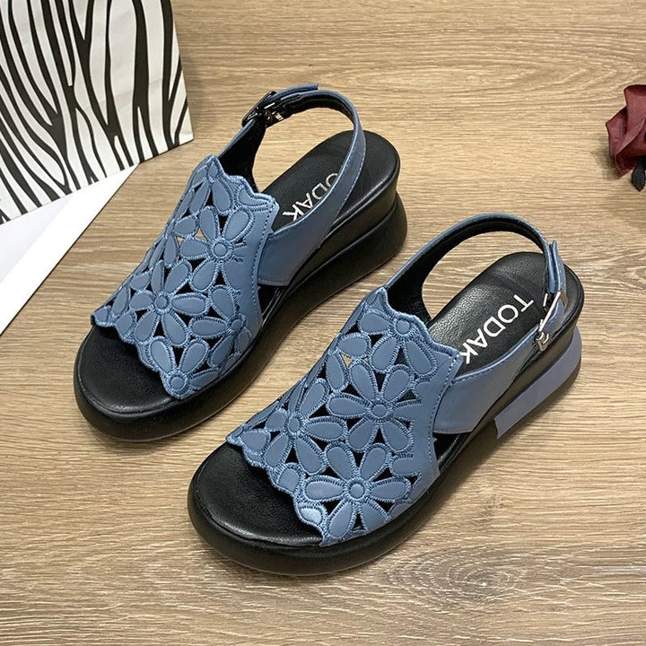 Opulent Hollow-Out Comfort Sandals for Unmatched Style and Ease