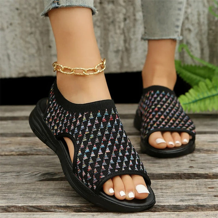 Chic Open-Toe Casual Sandals for a Stylish Look with Ease