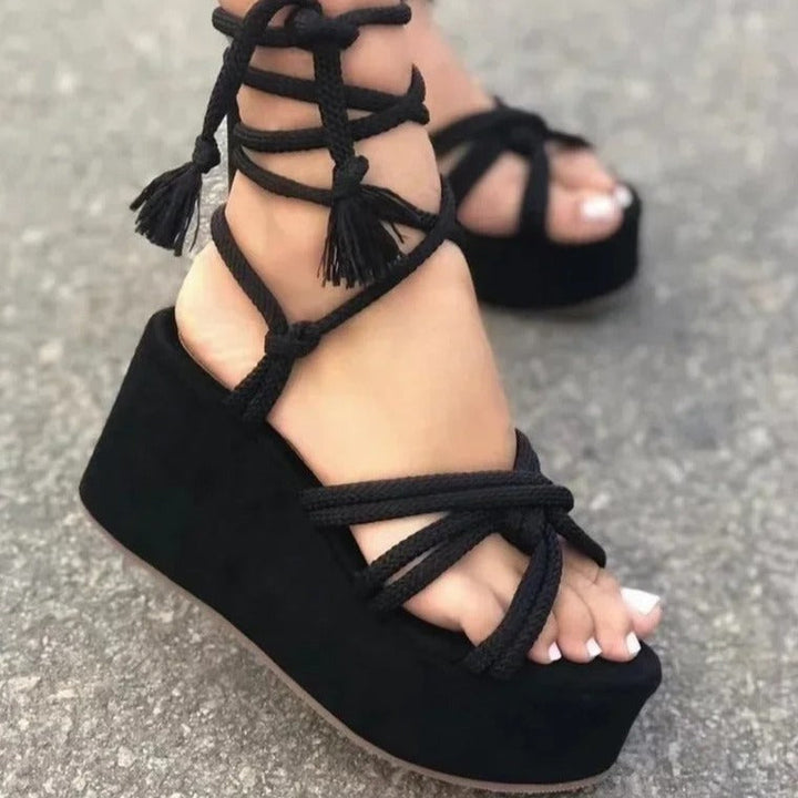Stylish Wedge Heel Sandals for an Effortlessly Chic Feminine Vibe
