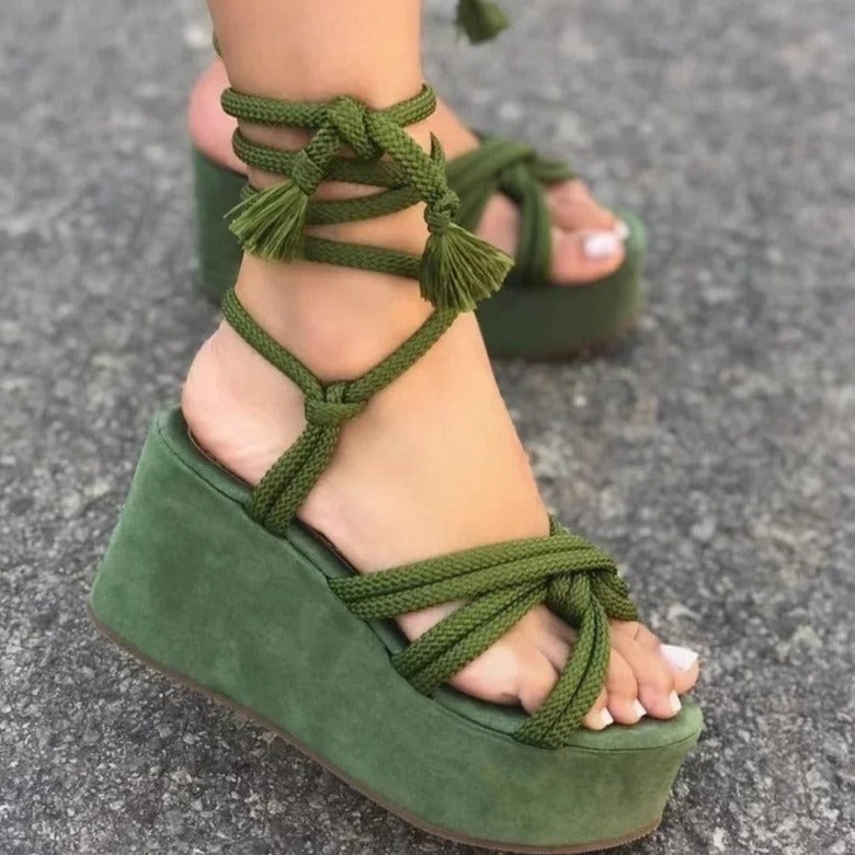 Stylish Wedge Heel Sandals for an Effortlessly Chic Feminine Vibe