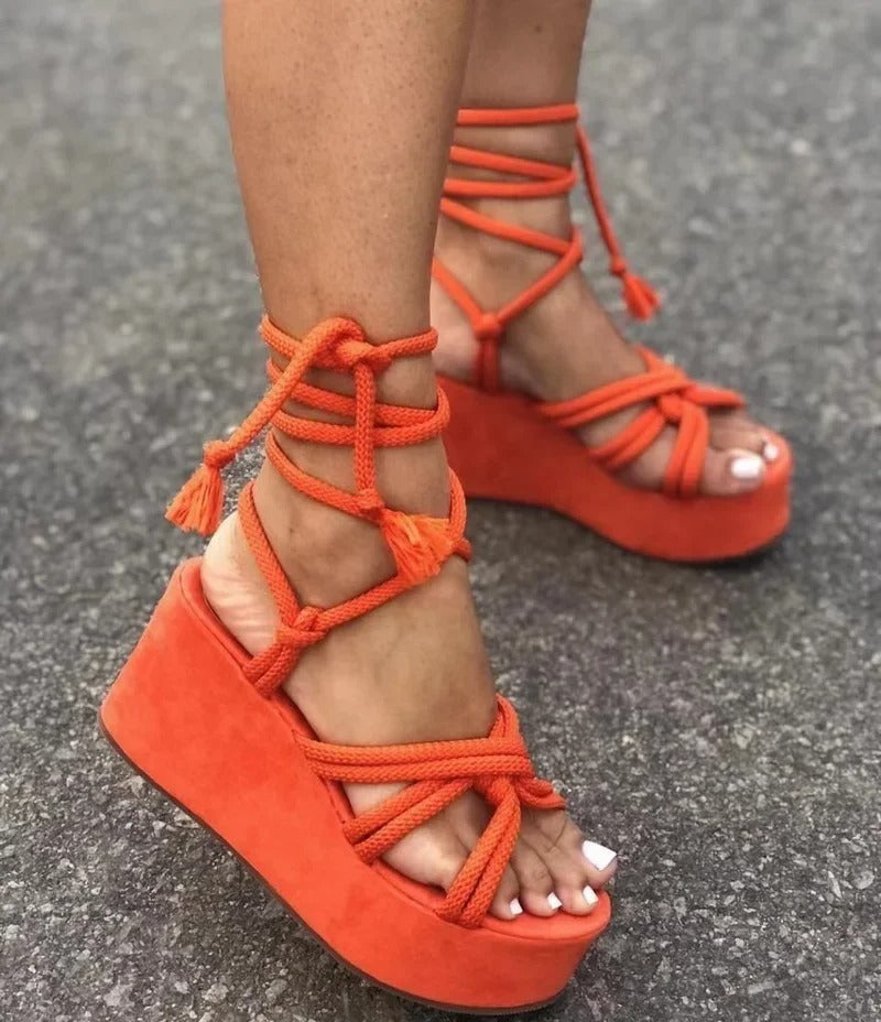 Stylish Wedge Heel Sandals for an Effortlessly Chic Feminine Vibe