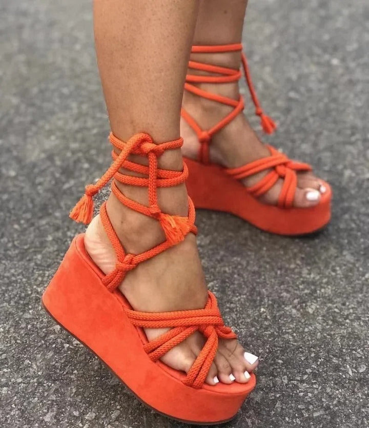 Stylish Wedge Heel Sandals for an Effortlessly Chic Feminine Vibe