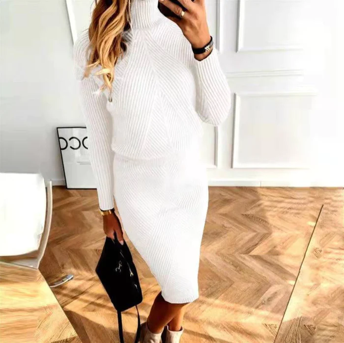 Chic Ribbed Two-Piece Outfit