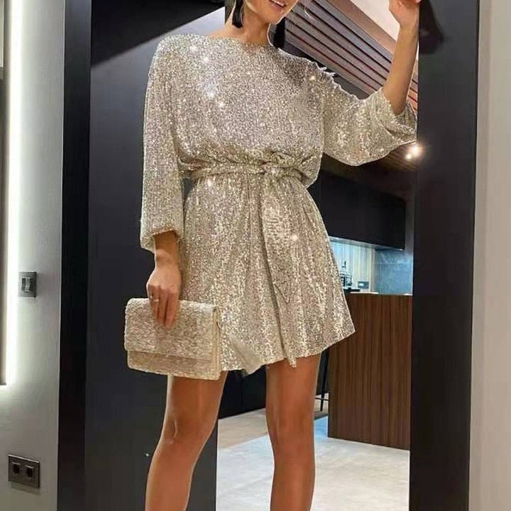 Gorgeous Sparkling Mini Dress for Unforgettable Parties