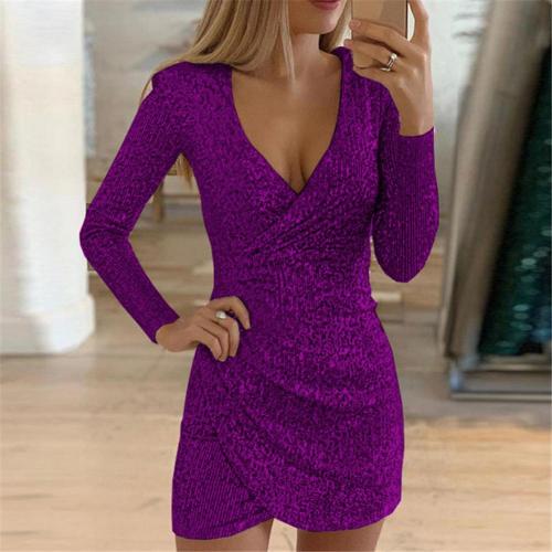 Dazzling Glitter Mini Dress for Sparkling Celebrations