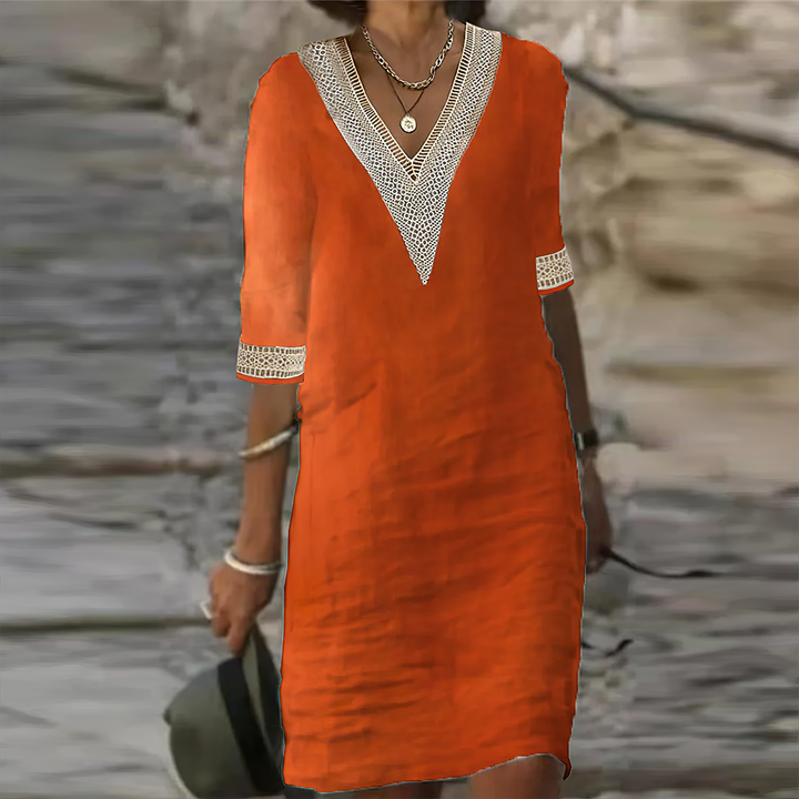 Breezy Cotton Linen Summer Dress for Effortless Style