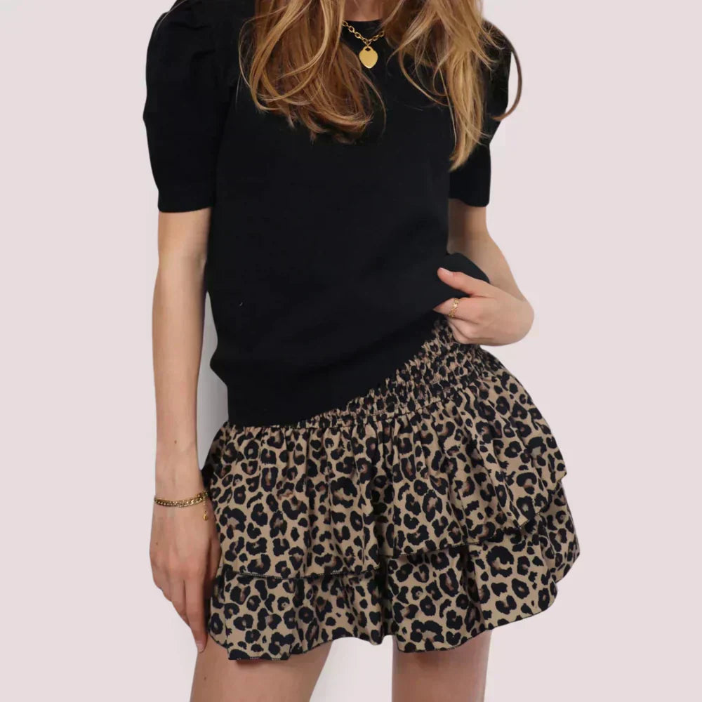 Charming Floral Mini Skirt