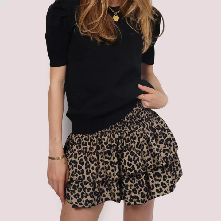 Charming Floral Mini Skirt